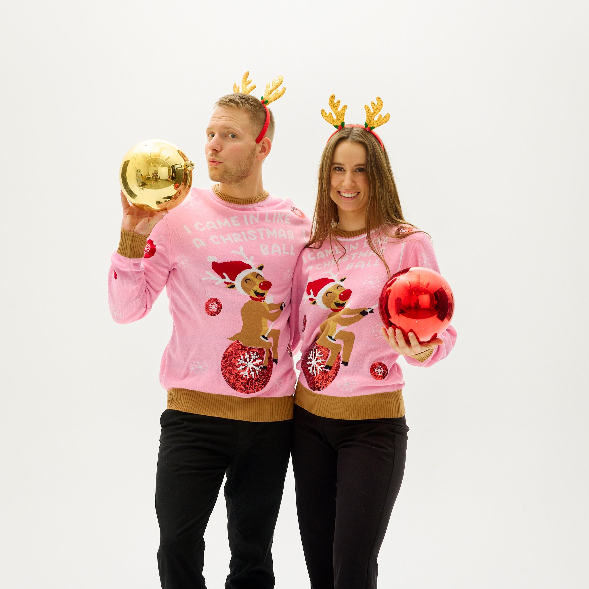 I Came In Like A Christmas Ball Sweater - Homme